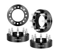 VEVOR Espaciadores de Rueda, Adaptadores de Rueda de φ 216 x 102,8 mm, Espaciador Forjado de 8 Lengüetas, Espaciadores de Pernos Centrados en el Eje de 126 mm, Aleación de Aluminio, 2 uds, Negro