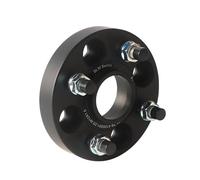 Espaciadores de ruedas 2 piezas 15-50mm PCD 4x100 CB = 60,1mm adaptador espaciador de rueda brida 4 lengüetas para coche Universal M12x1.5(2PCS 45MM 12x1.5)