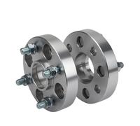Espaciadores de ruedas 2 piezas PCD 4x114,3 15/20/25/30/35mm Hubcentric 60,1mm tuerca 12 * 1,5 adaptadores espaciadores de rueda(2PCS 25mm Silver)