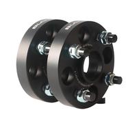 Espaciadores de ruedas Adaptador espaciador de rueda 2 piezas, brida 4 lengüetas para coche Universal M12x1.5 12x1.25(2PCS 40MM 12x1.25)