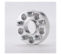 Espaciadores De Ruedas Adaptador Espaciador De Rueda PCD 5x105 CB 56,6mm Para Chevy Para Cruze Para Avco Para Bolt 2 Piezas(Plata,15mm)