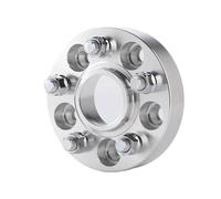 Espaciadores de ruedas Adaptador espaciador de rueda PCD 5x108 CB 63,4 para Range para Rover para Evoque para Ford para Focus para Volvo S60(Prata,2pcs 25mm)