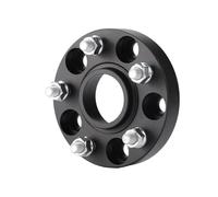 Espaciadores de ruedas Adaptadores espaciadores de rueda PCD 5x115 CB71.6mm para Dodge Challenger para Chrysler 300 300C SRT8 para Kia Amanit(Negro,2pcs 20mm)