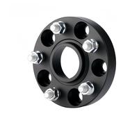 Espaciadores de Ruedas, Para Mitsubishi para Outlander, adaptador de cubo espaciadores rueda negros aluminio forjado, 2 piezas(Black 30mm 2PC)