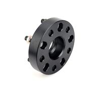 Espaciadores del adaptador de rueda 2Pieces 25/30/35/40/50/60mm Wheel Spacer Adapter 5 Lug Suit For Land Rover Defender Discovery PCD 5x165.1 CB 113.1mm M16xP1(50mm Black)