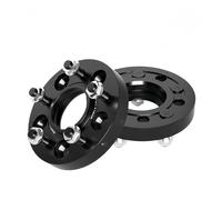 Espaciadores del adaptador de rueda 5x108 CB 63.4 M12 x 1.5 Buje para espaciador de rueda forjado negro centrado para placa brida para Jaguar F-Type(4pcs 30mm)