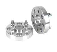 Espaciadores del adaptador de rueda Adaptador espaciador rueda 2 piezas 4 terminales para VW para Jetta, Gower antiguo Sandanap Sang gusano de 200 M12x1.5(2PCS 40mm Silver)
