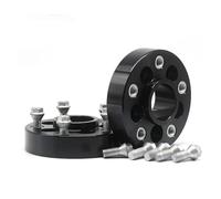 Espaciadores del adaptador de rueda Adaptador espaciador rueda 25/30/35mm 2 piezas para BMW X5 X6 E70 E71 E72 F15 F16 F85 F86 PCD 5x120 CB 74,1mm M14xP1.25(2PCS 45mm Black)
