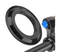 Espaciadores genéricos de potencia de bicicleta - Arandela inferior de horquilla de aluminio, componente de distribución de carga del casco, accesorio de ciclismo que mejora la rigidez, mecanizado a