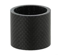 Espaciadores ligeros de fibra de carbono para auriculares de bicicleta para tubos de dirección de horquilla de 1 1/8 30 40 50 mm compatibles con bicicletas de carretera (30 mm)