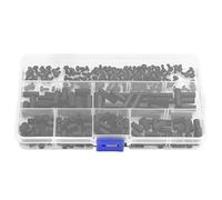 Espaciadores Nylon M3 Hembra, Kit de 250 Piezas, Separadores Hexagonales Columnas - Resistentes y Aislantes, Para Montaje PCB y Electrónica (Modelo M3 de doble paso B)