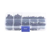 Espaciadores Nylon M3 Hembra, Kit de 250 Piezas, Separadores Hexagonales Columnas - Resistentes y Aislantes, Para Montaje PCB y Electrónica (Modelo M2 de doble paso D)