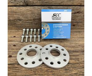 Espaciadores para ejes SCC 20mm, 2x10mm 5x112 para VW Golf Tiguan, 2 uds