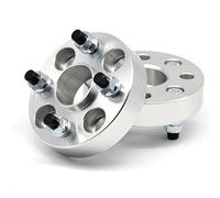 Espaciadores rueda 2 Piezas 5/20/25/30/35mm PCD 4x100 Orificio Central 67,1mm Adaptador Espaciador Rueda Flang 4 Lug Suit Universal Car M12XP1.5 12xP1.25(35mm P12x1.25 Silver)