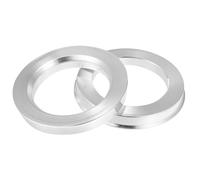 Espaciadores Rueda 2 Uds Aleación De Aluminio OD 60,1 73,1 72,6mm A ID 57,1 56,1 64,1mm Anillos Céntricos Cubo Coche Espaciador Central De Orificio Rueda(73.1-60.1)