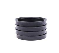 Espaciadores rueda 4 piezas de anillos centrales para cubo de rueda de plástico de coche