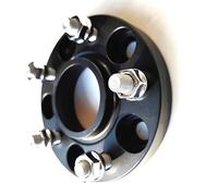 espaciadores rueda 5X120 60.1|2.37" Calzas de ajuste de aluminio Espaciadores de rueda Junta de distancia entre ejes Brida Pieza para Lexus LC LS 2006- juego espaciadores(25mm Black)