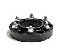 Espaciadores Rueda Adaptador 1 Pieza para Hilux para Revo para Vigo 6x139.7 CB 106.1 M12x1.5 Separadores Rueda(Athletic Black 25mm)