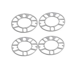 Espaciadores Rueda Adaptador Placa Cuñas Cubo Rueda Coche Ensanchado | Espaciador Aluminio Modificación 4Uds 3/5/6/8/10mm(4 Pcs 3mm Spacer)