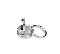 espaciadores rueda aleación aluminio 4 piezas de anillos de aluminio para buje de coche anillo centrador de buje diámetro interior de rueda