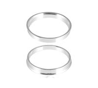 espaciadores rueda aleación aluminio 4 piezas de anillos de centrado para buje de coche espaciador central para orificio de rueda aleación de aluminio