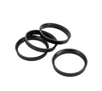 espaciadores rueda aleación aluminio Juego de 4 anillos centrales para cubo de rueda de plástico para automóvil