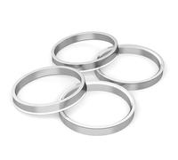 espaciadores rueda Anillo central cubo rueda aleación aluminio Collar orificio rueda automóvil OD 66,6 ID 57,1 60,1-54,1 65,1-63,3 67,1-66,1 73,1-56,1 75,1-72,6 juego espaciadores(73.1 to 56.1)