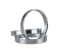 espaciadores rueda Anillos centrado cubo 54,1-56,1 56,6 57,1 60,1 67,1 72,6 73,1 74,1 Espaciador orificio anillo cubo centro rueda Aleación aluminio Cant. (4) juego espaciadores(54.1mm - 72.6mm)