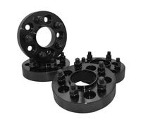 Espaciadores Rueda espaciadora SXMA J207, 4 unid/set, aleación de aluminio para Jeep JK para wrangler 2007-2017(Negro)