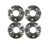 Espaciadores Rueda espaciadora SXMA J207, 4 unid/set, aleación de aluminio para Jeep JK para wrangler 2007-2017(Silvery)