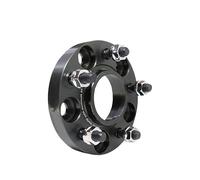 Espaciadores rueda Espaciadores De Ruedas 1 Pieza, 5x112 CB, 66,6mm, Adaptadores Llantas Para Ssangyong Para Presidente Para Korando Para Espaciador Rueda Adaptadores(1pc Spacer 25mm-BK)