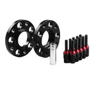 Espaciadores Rueda Piezas 2 espaciadores de rueda centrados en el cubo 20 mm, 5 x 120, paso rosca 72,56, M12 1, con pernos orejeta para E36, E82 y E88