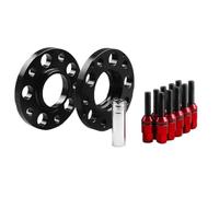 Espaciadores Rueda Piezas 2 espaciadores de rueda centrados en el cubo 20 mm, 5 x 120, paso rosca 72,56, M12 1, con pernos orejeta para E36, E82 y E88