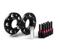 Espaciadores Rueda Piezas 2 espaciadores de rueda centrados en el cubo 20 mm, 5 x 120, paso rosca 72,56, M12 1, con pernos orejeta para E36, E82 y E88