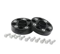 espaciadores ruedas 2 Piezas 20 25 30 35 50mm Espaciadores De Rueda Aleación Aluminio PCD 5x100 CB 57,1 Para A1 Para A2 Para A3 TT Para FOX Para GOLF(2PCS 45mm Black)