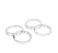 Espaciadores Ruedas Coche 4 Uds OD 70,1/72,6/72,1/73,1mm a ID 57,1/60,1/64,1/54,1/66,6/62,5mm anillos céntricos de cubo anillos de rueda aleación de aluminio