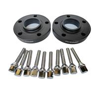 Espaciadores Ruedas Coche Para BMW E90 M1 Para M3 M6 E36 E65 25mm 5x120 Espaciadores Rueda Coche 72,6mm Junta Rueda Central Brida Tuerca Espaciador Rueda(Black 55mmM12x1.5)