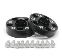 Espaciadores Ruedas Coche Para Maserati Para Gran Turismo Para GranCabrio Para Ghibli Para Levante 2 Piezas 25/30/35/40 Mm PCD 5x114,3 67,1 Mm Adaptadores Espaciadores Rueda(Athletic Black 50mm)