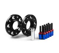 Espaciadores Ruedas Para BMW E36 E82 E88 2 Piezas 20mm 5x120mm Espaciadores Rueda Centrados 72,56mm Paso Rosca M12x1.5 Con Pernos(Blue)