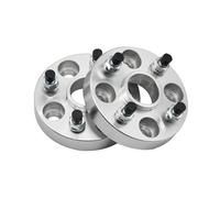 Espaciadores Ruedas Para Ford Para B-Max Para Ecosport Para Focus Para Sierra 4x108 CB63.4 + 10 Espárragos M12x1.5 1 Par De Espaciadores De Rueda(30mm silver)