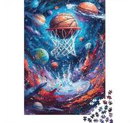 Espacio Baloncesto Fantasy_1 Set De Rompecabezas 1000 Piezas, Papel Grueso, Decoración Interior, Regalo Año Nuevo, Relajación En Casa, Juego Cerebral 38x26cm/1000pcs