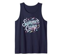 Espacio Campamento DE Verano Matemáticas Stem Anfitrión Aventura al Camiseta sin Mangas