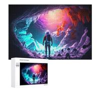 Espacio Cueva Puzzles Adultos 1000 Piezas de Madera Juguete De Puzzle Desafío Del Cerebro Para Niños, Inteligencia (75×50cm)