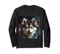 Espacio de Alaskan Klee Kai Manga Larga