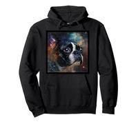 Espacio de Boston Terrier Sudadera con Capucha