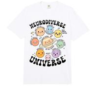 Espacio de Conciencia sobre el Autismo de aceptación del Universo neurodiverso Comfort Colors Adult Heavyweight T-Shirt