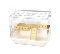 Espacio de vida ventilado para conejos, ratones, acrílico para hábitat, vivienda portátil, erizos, enanos sirios, ropa de cama, juegos, sueño, económico, eficiente, fácil de usar, disponible en Va