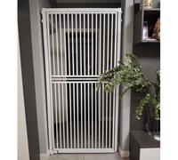 Espacio Estrecho Barrera para Gatos para Puertas, Barrera para bebés con Cierre para áticos, escaleras y cocinas, para Crear Zonas sin Mascotas(34x70in(86x178cm))