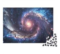 Espacio Galaxia Espiral 1000 Piezas Papel Ecológico Rompecabezas De Bricolaje Entusiastas De Jigsaw Senior Entrenamiento Cerebral Descompresión Regalos 52x38cm/1000pcs