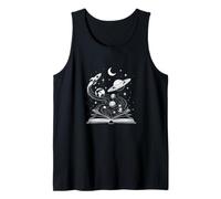 Espacio Libros Ratón de Biblioteca Astronomía Ciencia Galaxia Planeta Camiseta sin Mangas
